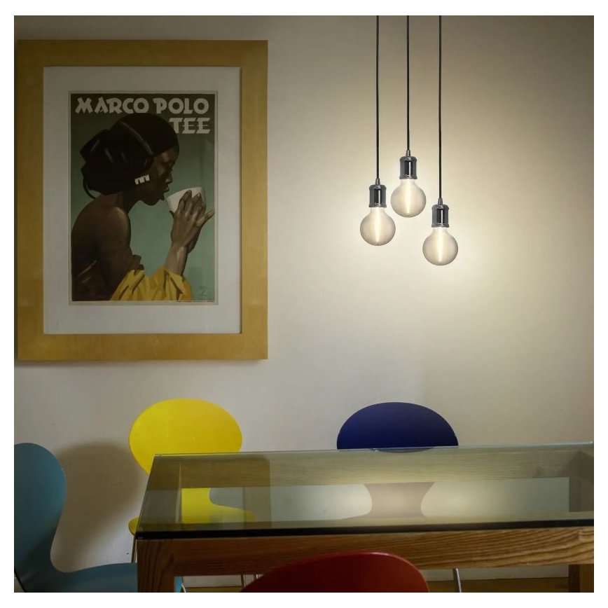 Ledvance - Lustr na lanku PENDULUM ROBBIN 1xE27/15W/230V lesklý chrom