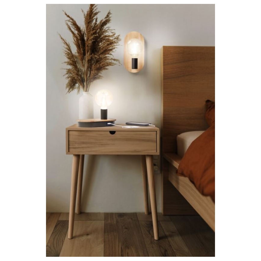 Ledvance - Nástěnné svítidlo DECOR WOOD 1xE27/8W/230V