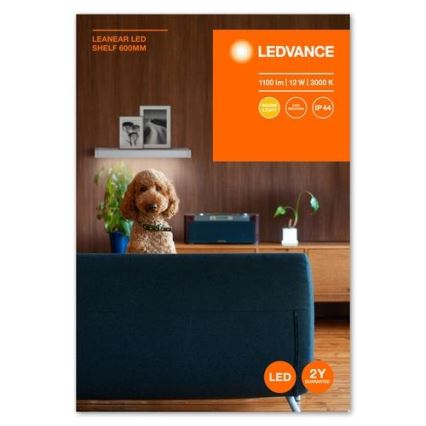 Ledvance - Police s LED osvětlením LINEAR LED/12W/230V 60 cm IP44