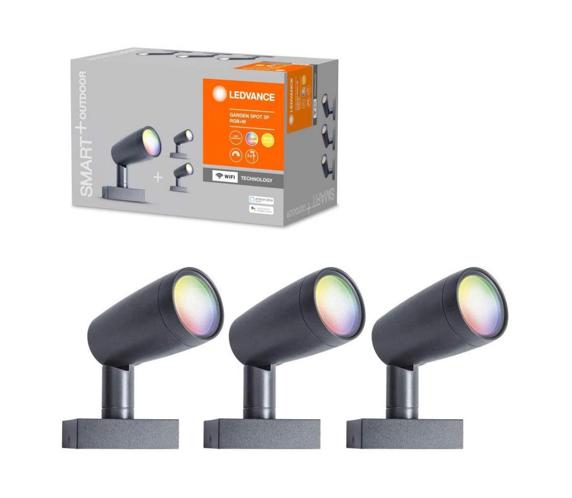 Ledvance Ledvance - SADA 3x LED RGBW Venkovní lampa SMART+ SPOT 3xLED/4,5W/230V IP65Wi-Fi 