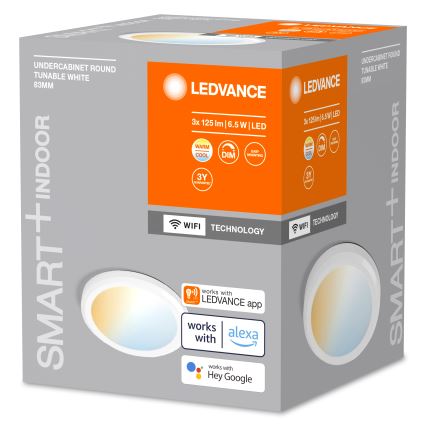 Ledvance - SADA 3x LED Stmívatelné podlinkové svítidlo SMART+ LED/6,5W/230V 3000-6500K Wi-Fi