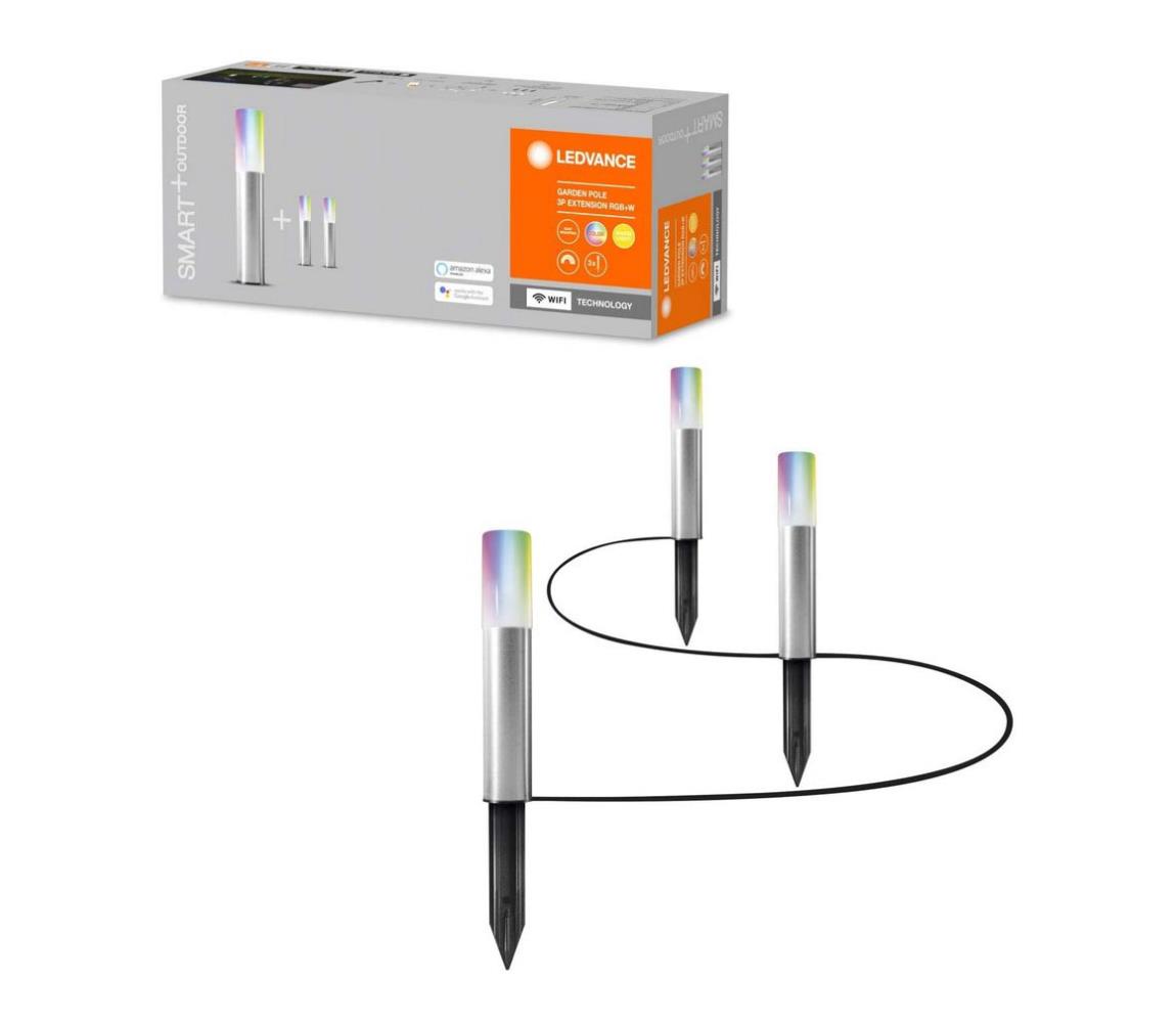 Ledvance Ledvance - SADA 3x LEDRGBW Venkovní lampa SMART+ MINI 3xLED/3,1W/230V IP65 Wi-Fi P224668