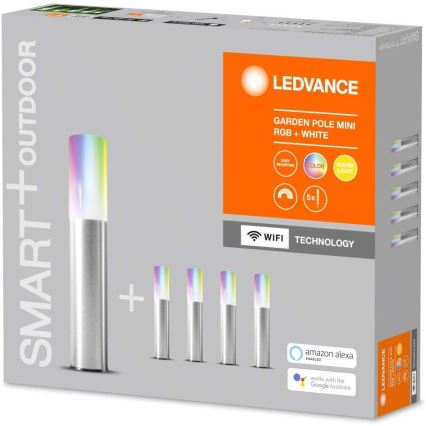 Ledvance - SADA 5x LED RGBW Základní sada venkovní lampy SMART+ MINI 5xLED/3,8W/230V IP65 Wi-Fi