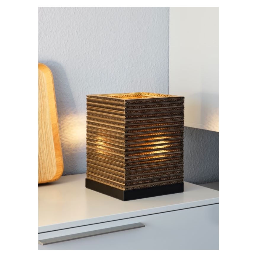 Ledvance - Stolní lampa DECOR CARDBOARD 1xE27/15W/230V 20x20 cm