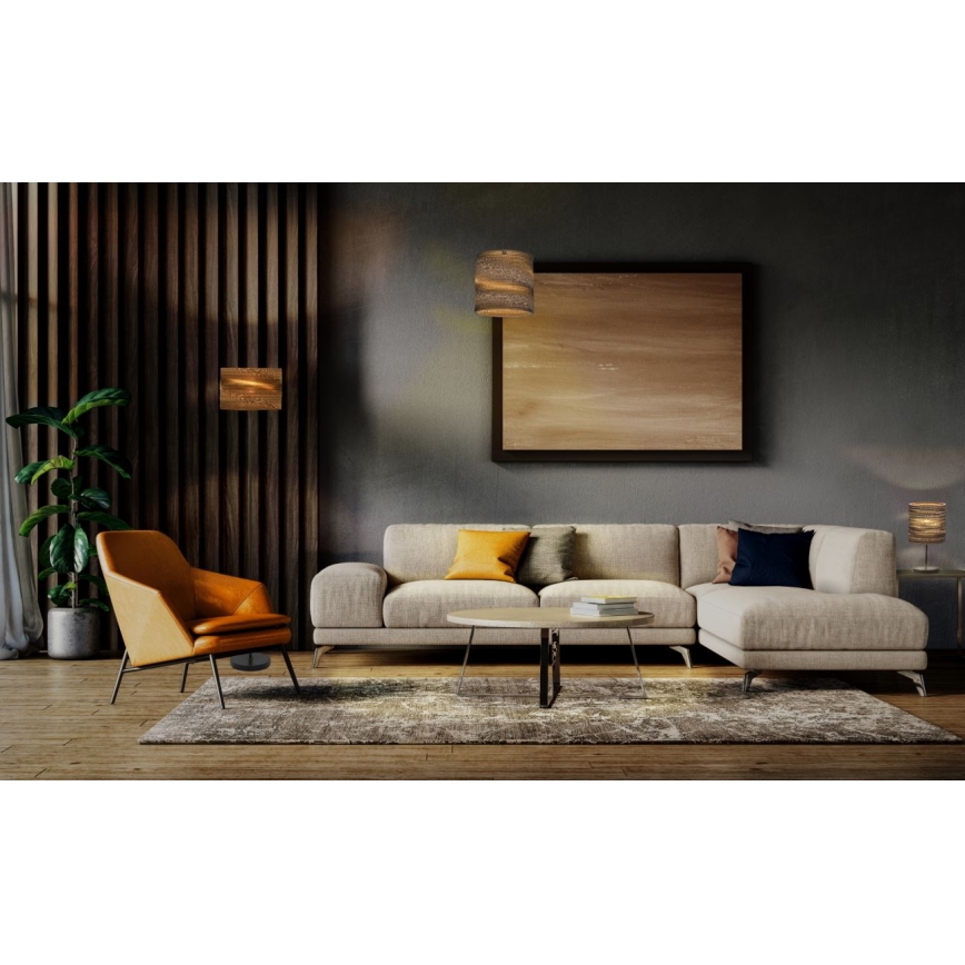 Ledvance - Stolní lampa DECOR CARDBOARD 1xE27/15W/230V pr. 20 cm