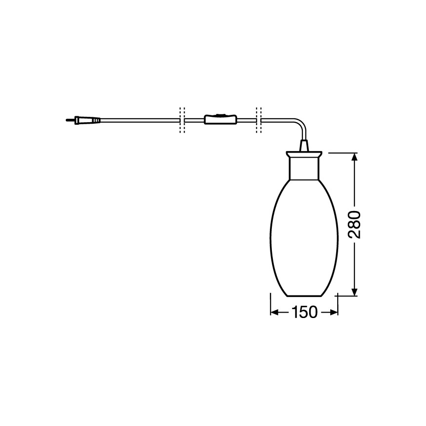 Ledvance - Stolní lampa GRAPE 1xE27/40W/230V růžová
