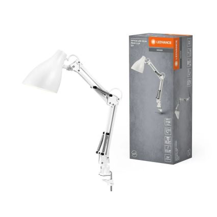 Ledvance - Stolní lampa s uchycením PEAR 1xE27/11W/230V bílá