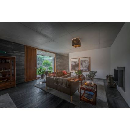 Ledvance - Stropní svítidlo DECOR CARDBOARD 1xE27/15W/230V 25x25 cm