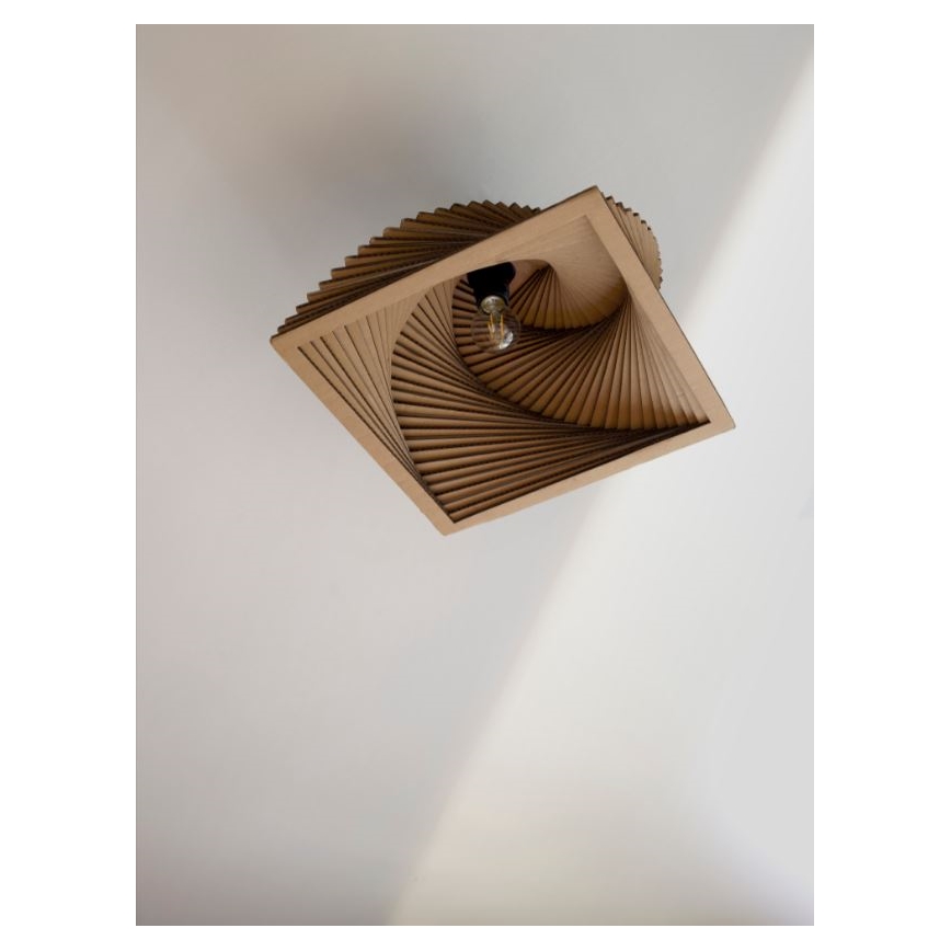 Ledvance - Stropní svítidlo DECOR CARDBOARD 1xE27/15W/230V 40x40 cm
