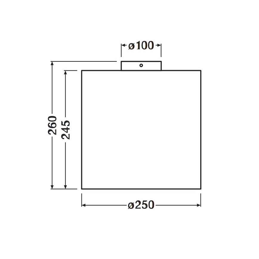 Ledvance - Stropní svítidlo DECOR CARDBOARD 1xE27/15W/230V pr. 25 cm