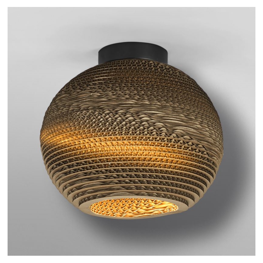 Ledvance - Stropní svítidlo DECOR CARDBOARD 1xE27/15W/230V pr. 26 cm