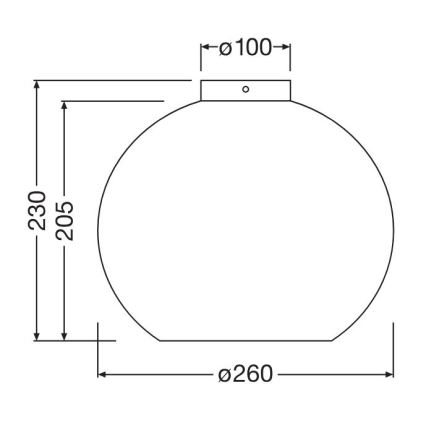 Ledvance - Stropní svítidlo DECOR CARDBOARD 1xE27/15W/230V pr. 26 cm