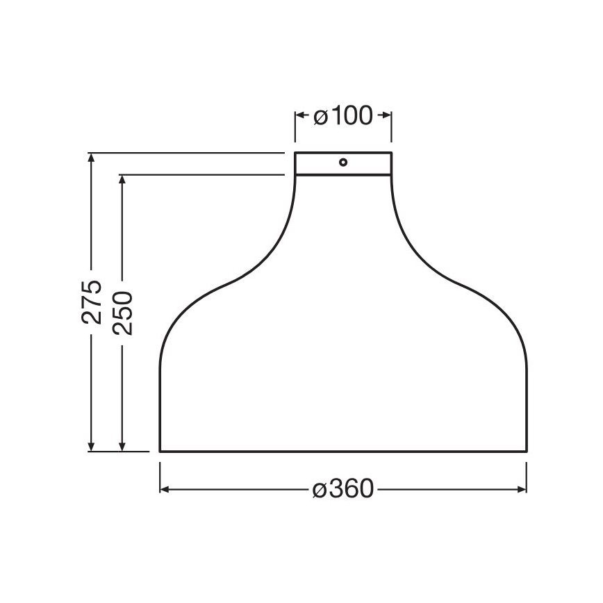 Ledvance - Stropní svítidlo DECOR CARDBOARD 1xE27/15W/230V pr. 36 cm