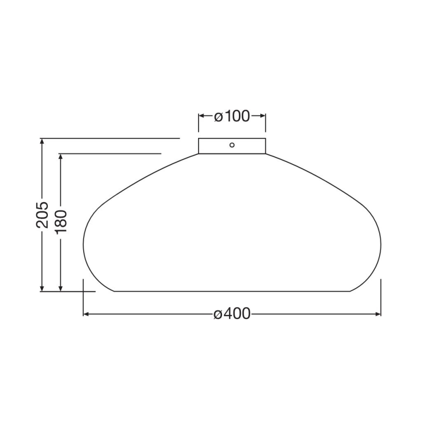 Ledvance - Stropní svítidlo DECOR CARDBOARD 1xE27/15W/230V pr. 40 cm