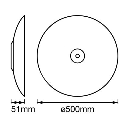 Ledvance - Stropní svítidlo SMART+ TIBEA 1xE27/40W/230V