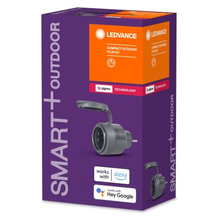 Ledvance - Venkovní chytrá zásuvka SMART+ PLUG 3680W IP44 SCHUKO