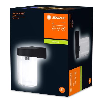 Ledvance - Venkovní nástěnné svítidlo BOLD 1xE27/60W/230V IP44
