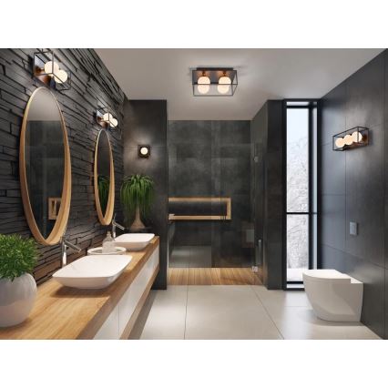 Ledvance - Venkovní nástěnné svítidlo DECOR SQUARE 4xG9/28W/230V IP44