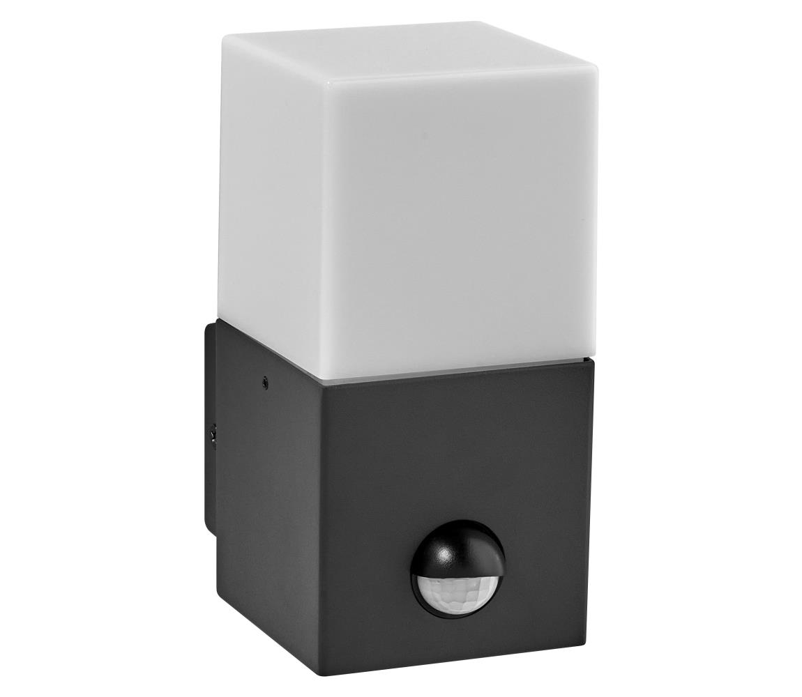 Ledvance Ledvance - Venkovní nástěnné svítidlo se senzorem FIGO SQUARE 1xE27/20W/230V 