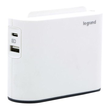 Legrand 049401 - Rozbočovací zásuvka 2Z Typ C + USB-A + USB-C bílá