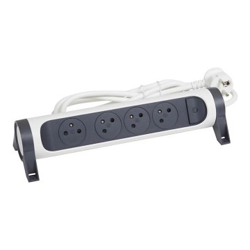 Legrand 049459 - Prodlužovací kabel s vypínačem 4Z Typ E 3m