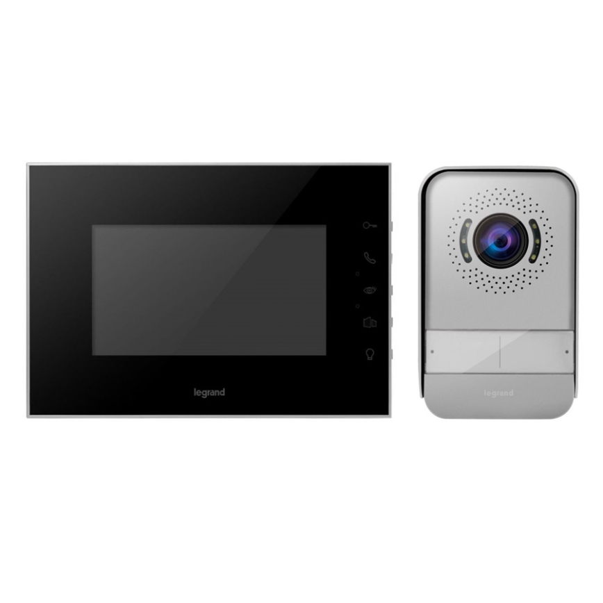 Legrand 369220 - Sada bezdrátového videozvonku pro 1 byt zrcadlový