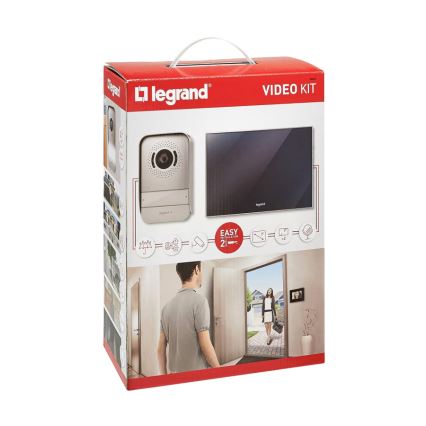 Legrand 369220 - Sada bezdrátového videozvonku pro 1 byt zrcadlový