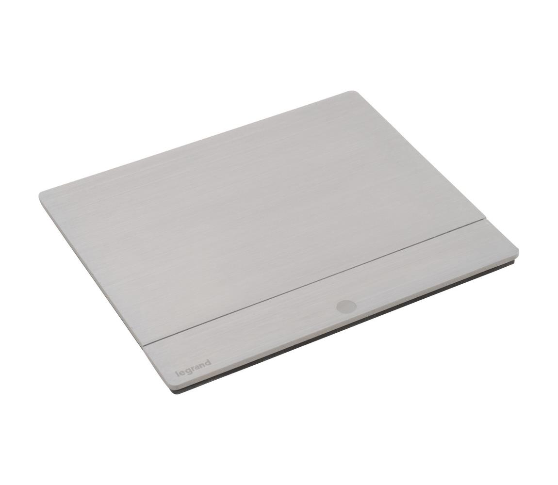 LEGRAND Legrand 654800 - Zásuvkový rámeček pro desku stolu POP-UP 4M stříbrná SM654800