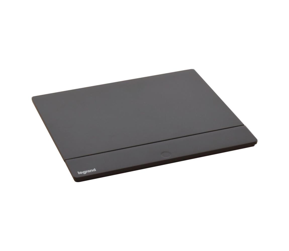 LEGRAND Legrand 654802 - Zásuvkový rámeček pro desku stolu POP-UP 4M černá SM654802