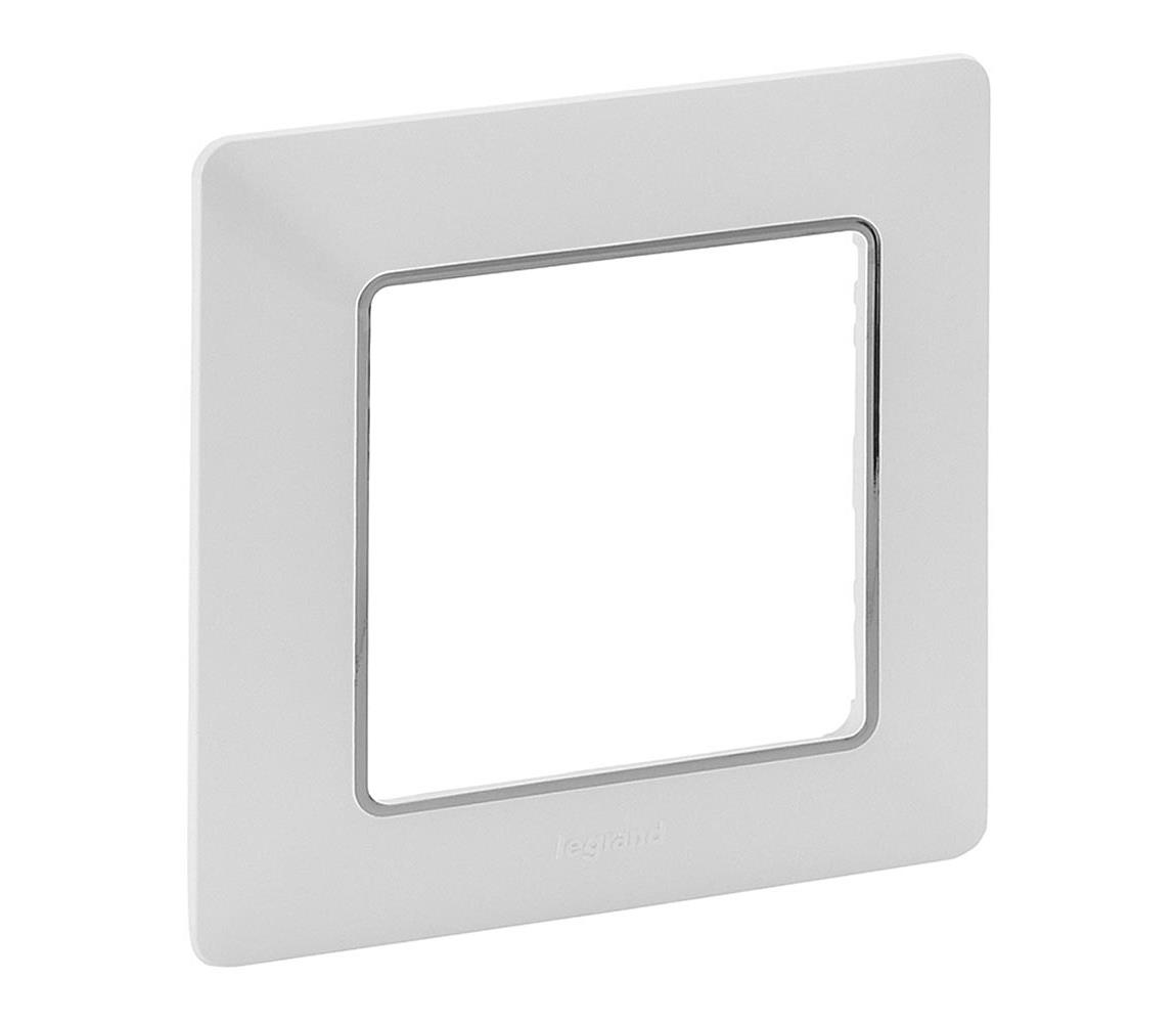 Legrand Legrand 754031 - Rámeček pro spínače VALENA LIFE 1P bílá/chrom SM754031