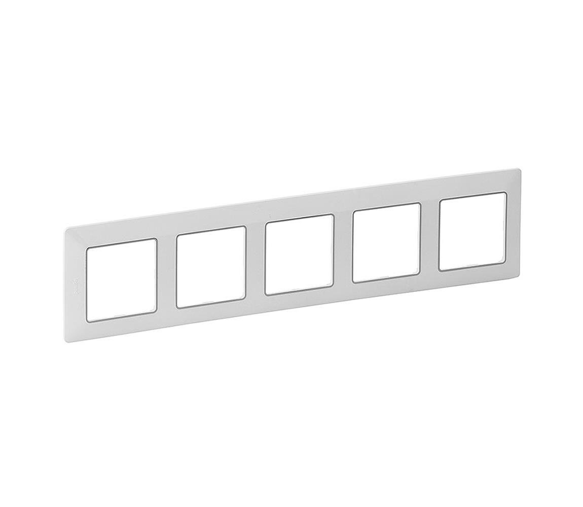 Legrand Legrand 754035 - Rámeček pro spínače VALENA LIFE 5P bílá/chrom SM754035