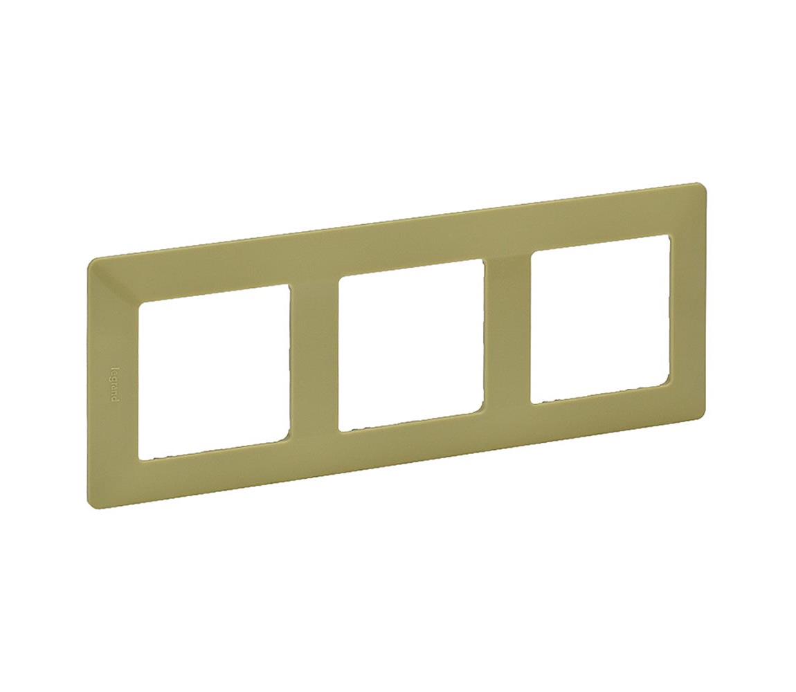 Legrand Legrand 754083 - Rámeček pro spínače VALENA LIFE 3P zelená SM754083