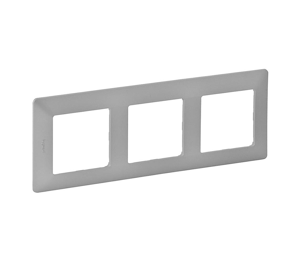 Legrand Legrand 754133 - Rámeček pro spínače VALENA LIFE 3P hliník SM754133