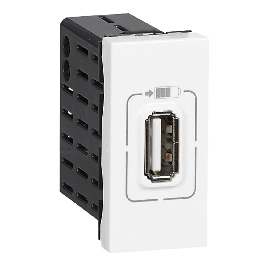 Legrand 77591 - Nabíječka MOSAIC USB 1M 5V/230V bílá