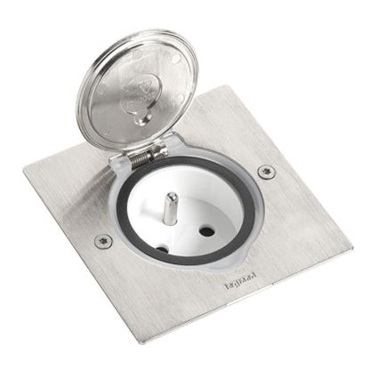 Legrand 89700 - Rámeček pro podlahovou zásuvku PLATINUM IP44 2M nerez IP44
