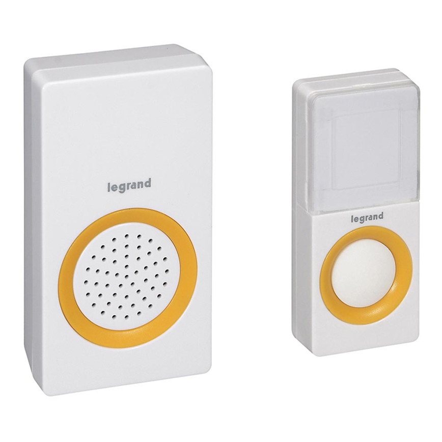 Legrand 94222 - Bezdrátový zvonek ELIOT 230V bílý IP44