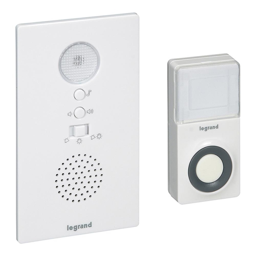 Legrand 94224 - Bezdrátový zvonek ELIOT se signalizací LED