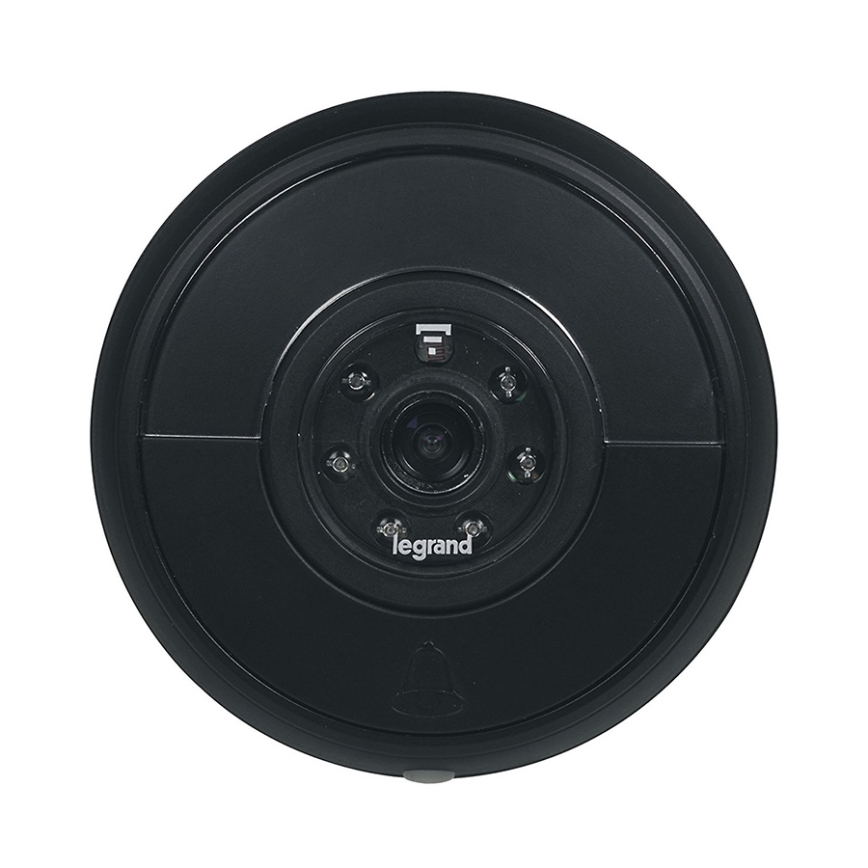 Legrand 94231 - Bezdrátový zvonek + WIFI kamera ELIOT černá