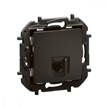 Legrand - Ethernetová zásuvka bez rámečku RJ45 NILOE černá