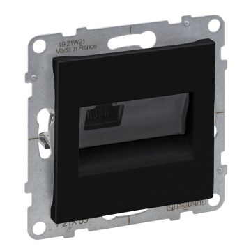 Legrand - Ethernetová zásuvka bez rámečku RJ45 SUNO černá