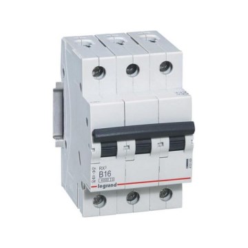 Legrand - Jistič 3-pólový RX3 3P B 16A 6000A