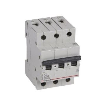 Legrand - Jistič 3-pólový RX3 3P C 20A 6000A