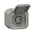 Legrand - Venkovní zásuvka 250V/16A PLEXO IP55 šedá