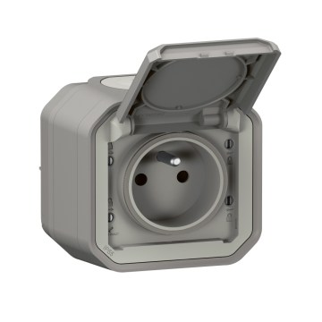 Legrand - Venkovní zásuvka 250V/16A PLEXO IP55 šedá