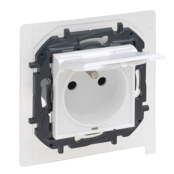 Legrand - Venkovní zásuvka bez rámečku 250V/16A NILOE STEP IP44 bílá