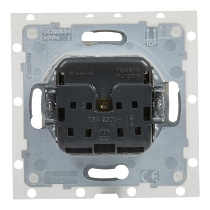 Legrand - Venkovní zásuvka bez rámečku 250V/16A NILOE STEP IP44 bílá
