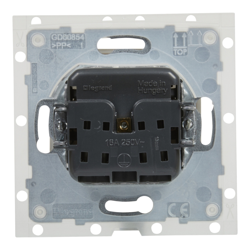 Legrand - Venkovní zásuvka bez rámečku 250V/16A NILOE STEP IP44 bílá