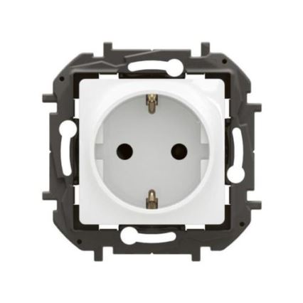 Legrand - Zásuvka domovní SCHUKO bez rámečku NILOE 250V bílá