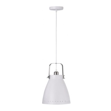 Leuchten Direkt 11059-16 - Lustr na lanku EVA 1xE27/60W/230V pr. 21,5 cm bílá