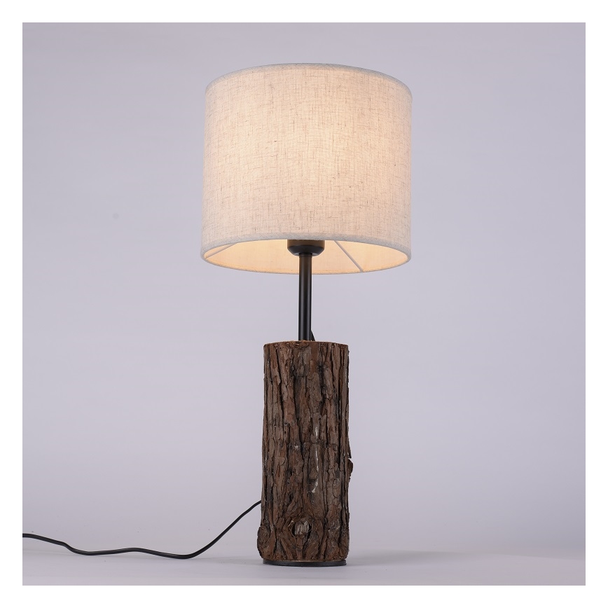 Leuchten Direkt 11233-79 - Stolní lampa BARK 1xE27/40W/230V dřevo